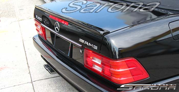 Custom Mercedes SL Trunk Wing  Convertible (1990 - 2002) - $289.00 (Manufacturer Sarona, Part #MB-039-TW)